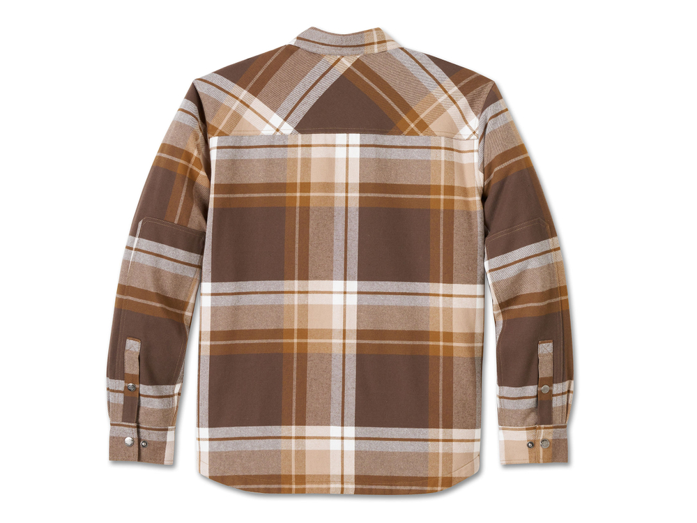Рубашка Men's In Between The Line Shirt Jacket Brown Harley-Davidson