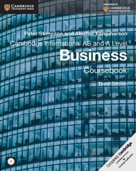 Cambridge International AS and A Level Business Cambridge University Press