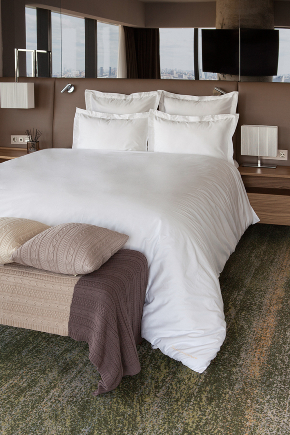 Постельное белье 1.5 спальное Luxberry Daily Bedding белое