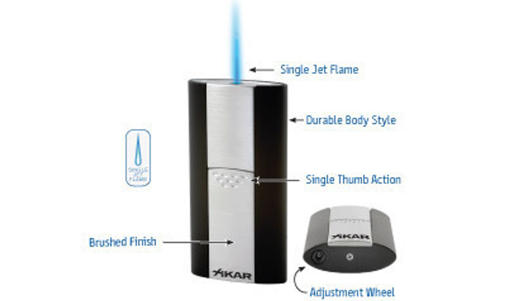 XIKAR Silver Flash Lighter 506SL