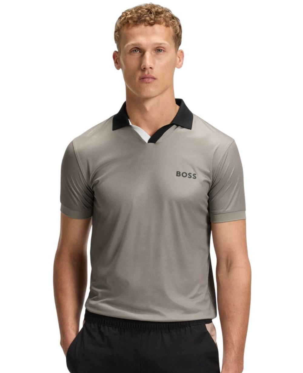Мужское теннисное поло BOSS Palle TOC - light/pastel green