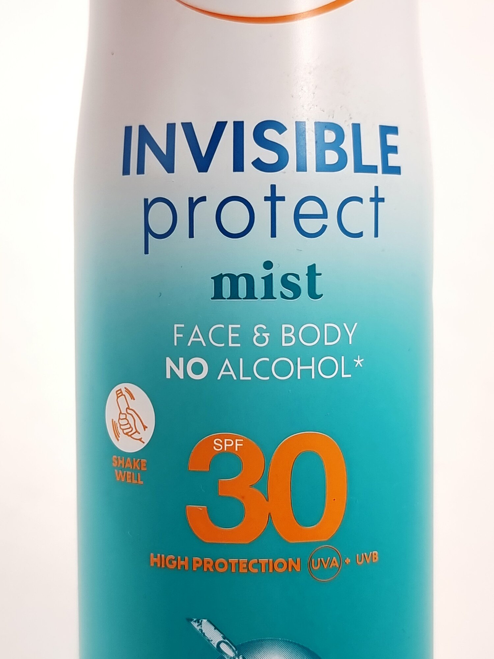 Cолнцезащитный невидимый спрей Garnier Invisible Protect Mist Spf30 с витамином Е и алоэ вера 200 мл (Франция)