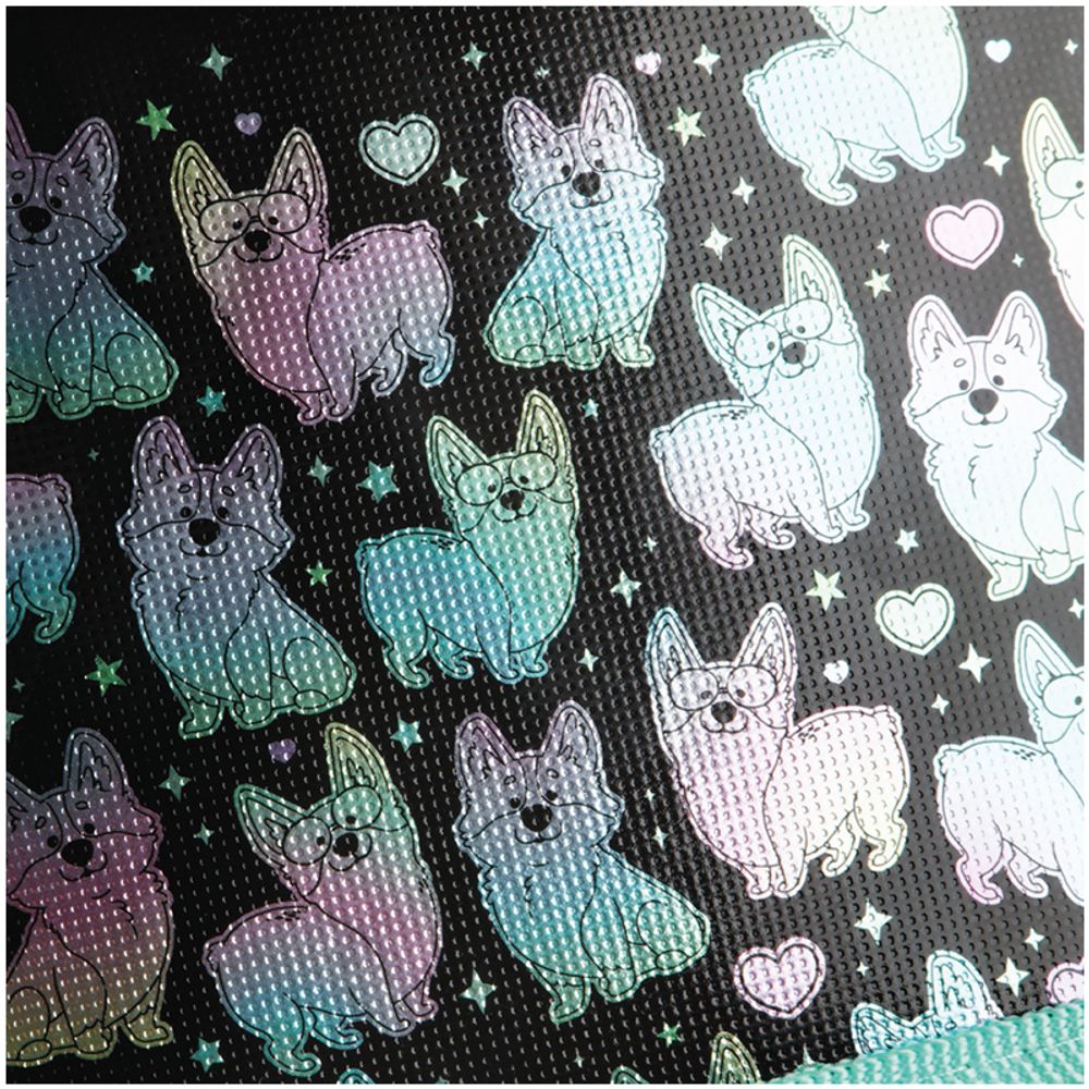 Пенал 1 отделение, 190*115 ArtSpace "Corgi", ламинированный картон, фольга