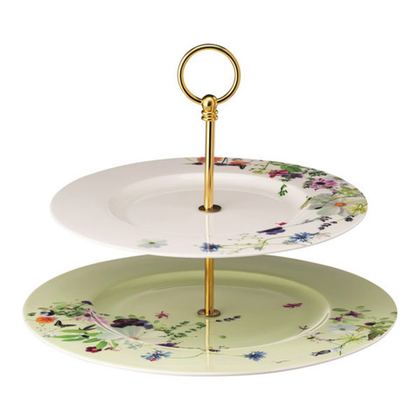 Блюдо двухъярусное 25.5см Rosenthal Горный воздух