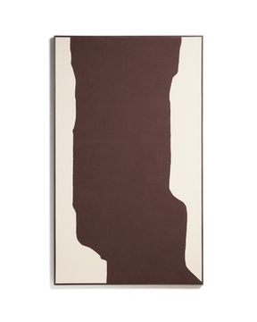 Абстрактная картина ручной работы Irden, бордовый цвет, 120 x 200 см
