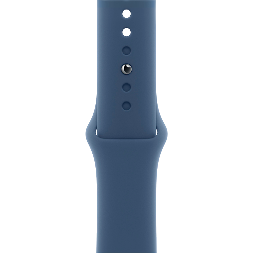 Умные часы Apple Watch SE 2 (2024) GPS, 40mm, Silver Aluminium Case with Sport Band M/L, Denim (Серебристый)