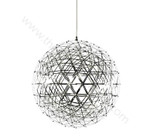 Pendant design lamp  Raimond by Moooi (Silver,  D 61 cm)