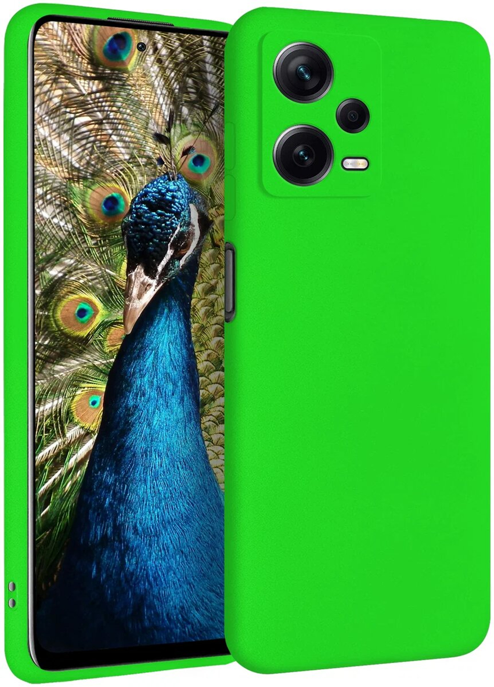 Мягкий Soft Touch чехол из силикона для XIAOMI REDMI NOTE 12 PRO PLUS 5G с бархатной подкладкой