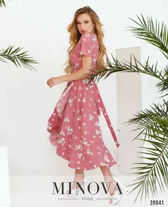 Платье 3152-розовый Minova