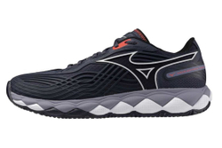 Meskie buty tenisowe Mizuno Wave Enforce Tour 2 CC - odyssey gray/white/fiery coral 2