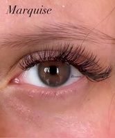 Оттеночные светло карие линзы для Светлых глаз Marquise Solo brown без отверстия ( карие ) /Плюсовые диоптрии для дальнозоркости и близорукости