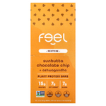 The Feel Bar, Restore, батончики с растительным протеином, Sunbutta, с шоколадной крошкой и ашвагандой, 10 батончиков по 57 г (2 унции)