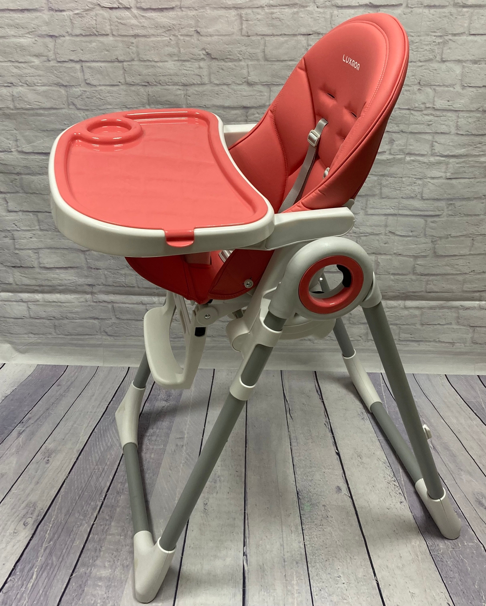 Стул для кормления luxmom Q1 Коралловый