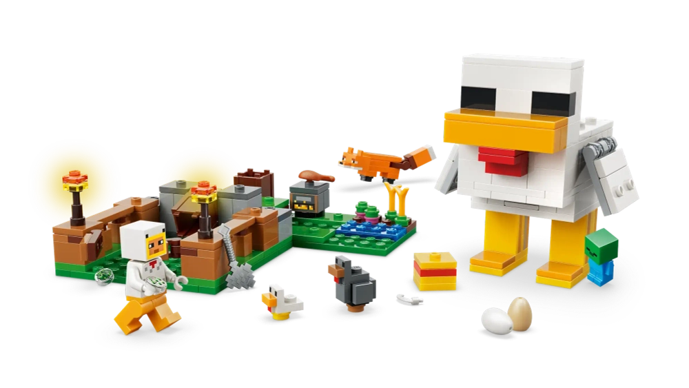 Конструктор LEGO Minecraft 21585 Chicken Farm