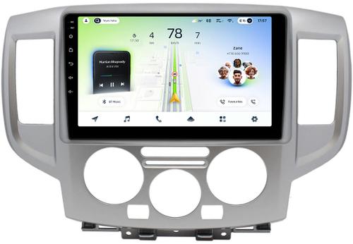 Магнитола для Nissan NV200 2009+ (рамка серебро) - Teyes CC4L монитор 9" IPS, Android 14, Быстрая, Snapdragon 662, CarPlay, 4G SIM-слот