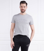 Футболка HILFIGER CURVE LOGO TEE Tommy Hilfiger - серый(MW0MW30034)