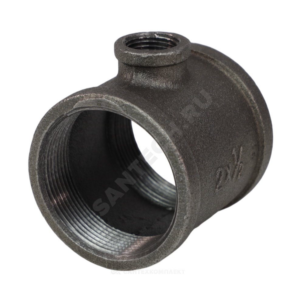Тройник переходной чугун Ду 40х20 (1 1/2"х3/4") ВР/ВР Fittex PLUS
