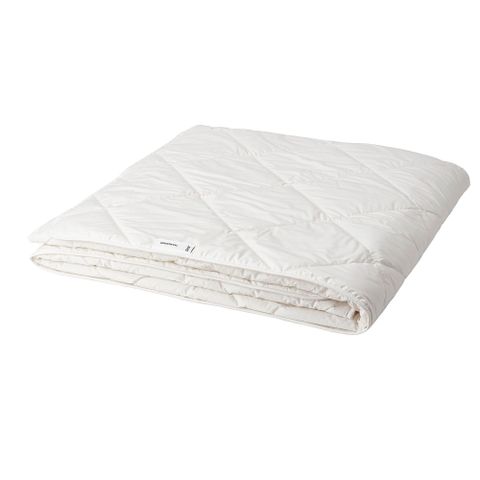 Евро одеяло IKEA RODKORVEL (РЁДКЁРВЕЛ), Стеганое, Всесезонное, Летнее, Белый, 220x240 см