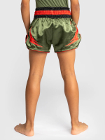 Шорты тайские детские Venum Inferno Army Green/Orange