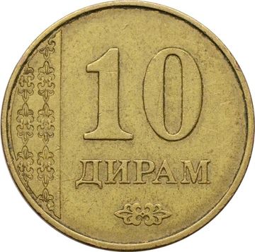 10 дирамов 2018 Таджикистан