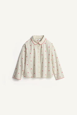 ZARA РУБАШКА С ВЫШИВКОЙ- LIMITED EDITION, ПОЛОСКИ
