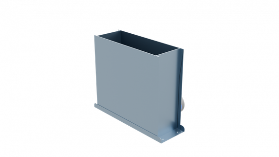 Flexag PFP-300x103/90x3 пленум напольный, 400x100, на 3 выxода