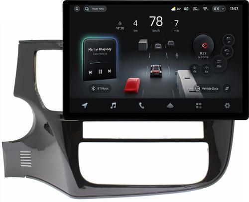 Магнитола для Mitsubishi Outlander 3 2012-2022 (левый руль, рамка 10) - Teyes CC4-PRO монитор 13" 2K QLED на Android 13, Быстрейшая, Snapdragon 778G, ИИ, CarPlay, DSP, 4G SIM-слот
