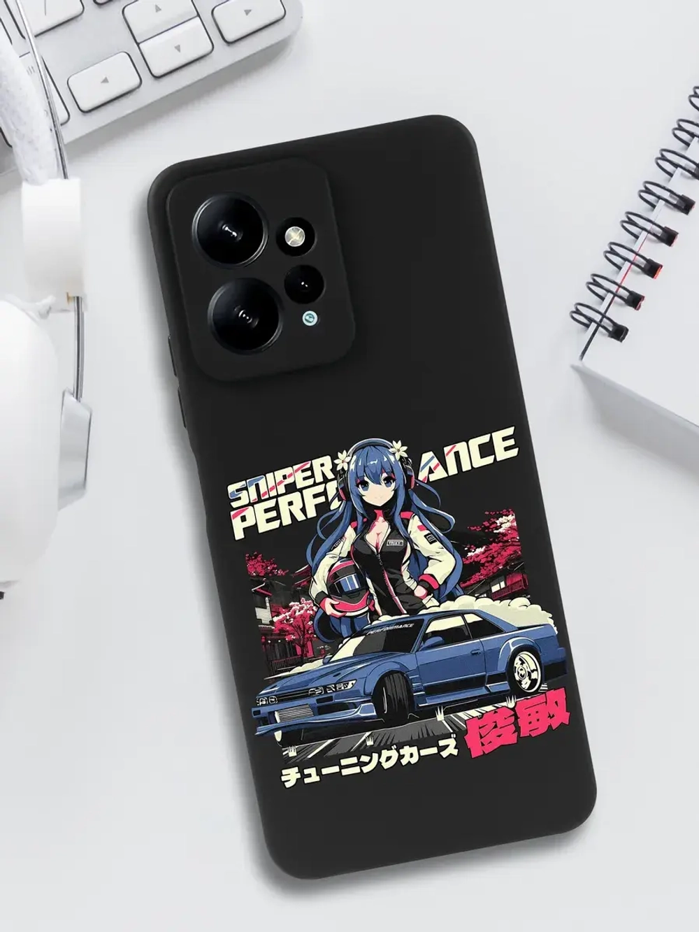 Чехол для Xiaomi Redmi Note 12 4G с принтом