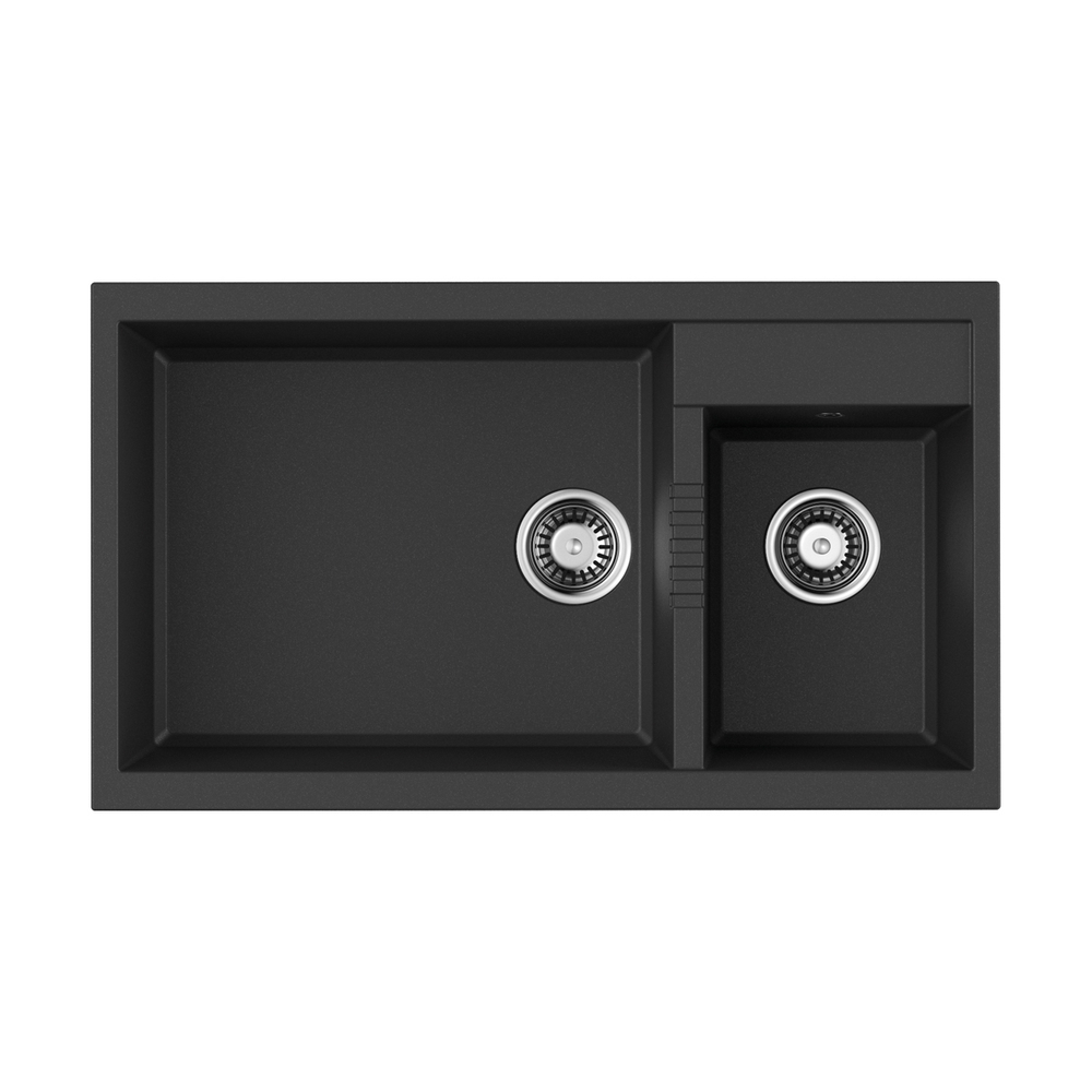 Мойка Omoikiri Tedori 86-2-LB-BL Tetogranit | Черный