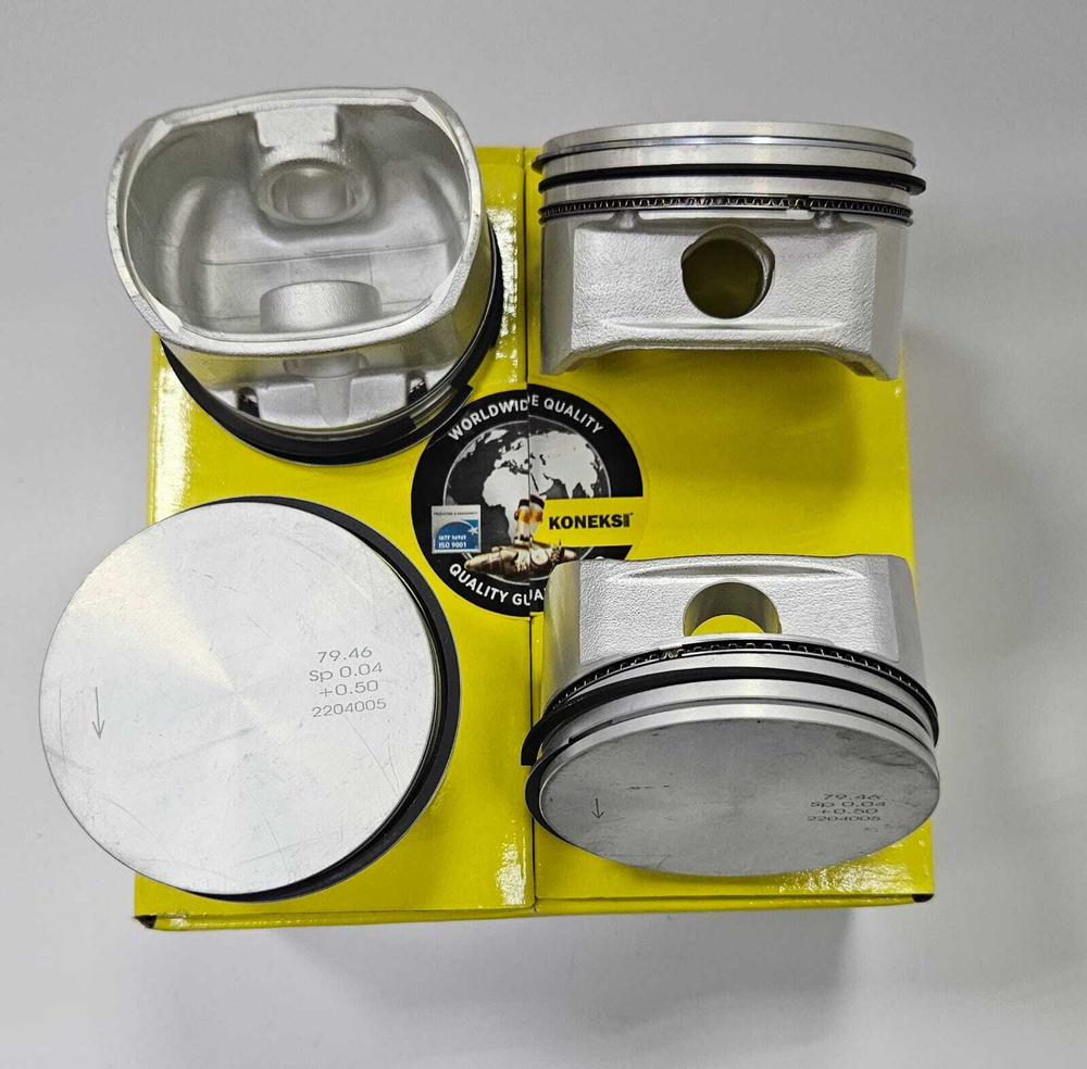 Поршни  с кольцами +0.50 Y16XE, Z16XE KONEKS