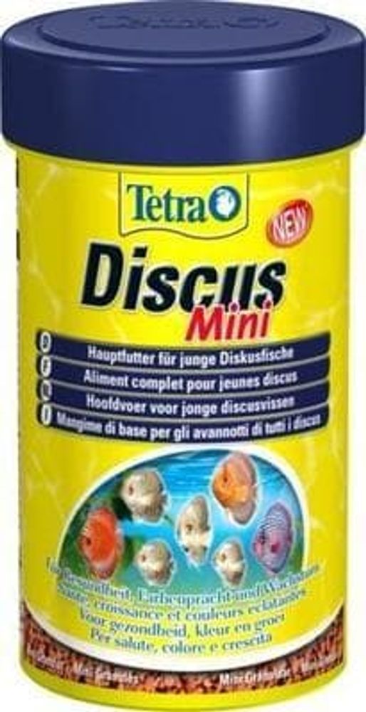 TetraDiskus Mini основной корм для маленьких дискусов 100 мл TetraDiskus Mini основной корм для маленьких дискусов 100 мл