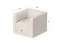 Кресло Cube (коричневый, рогожка)