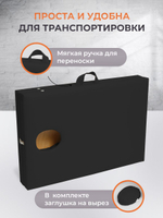 Массажная кушетка, стол складной с регулировкой высоты Massagecomplekt, 190*70, c подлокотниками
