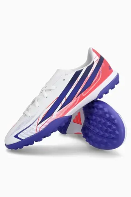 Сороконожки adidas F50 Club Hyperfast TF Junior - белый