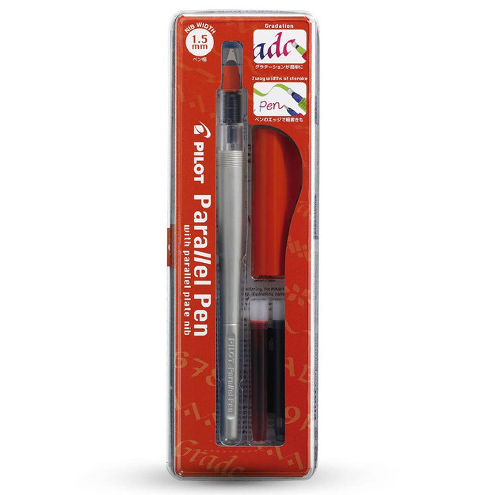 Перьевая ручка для каллиграфии Pilot Parallel Pen 1,5 мм (FP3-15-SS)