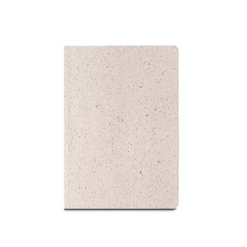ORGANIC SEMI-RIGID. Блокнот формата А5 с полужесткой обложкой из органического слонового материала (95%)