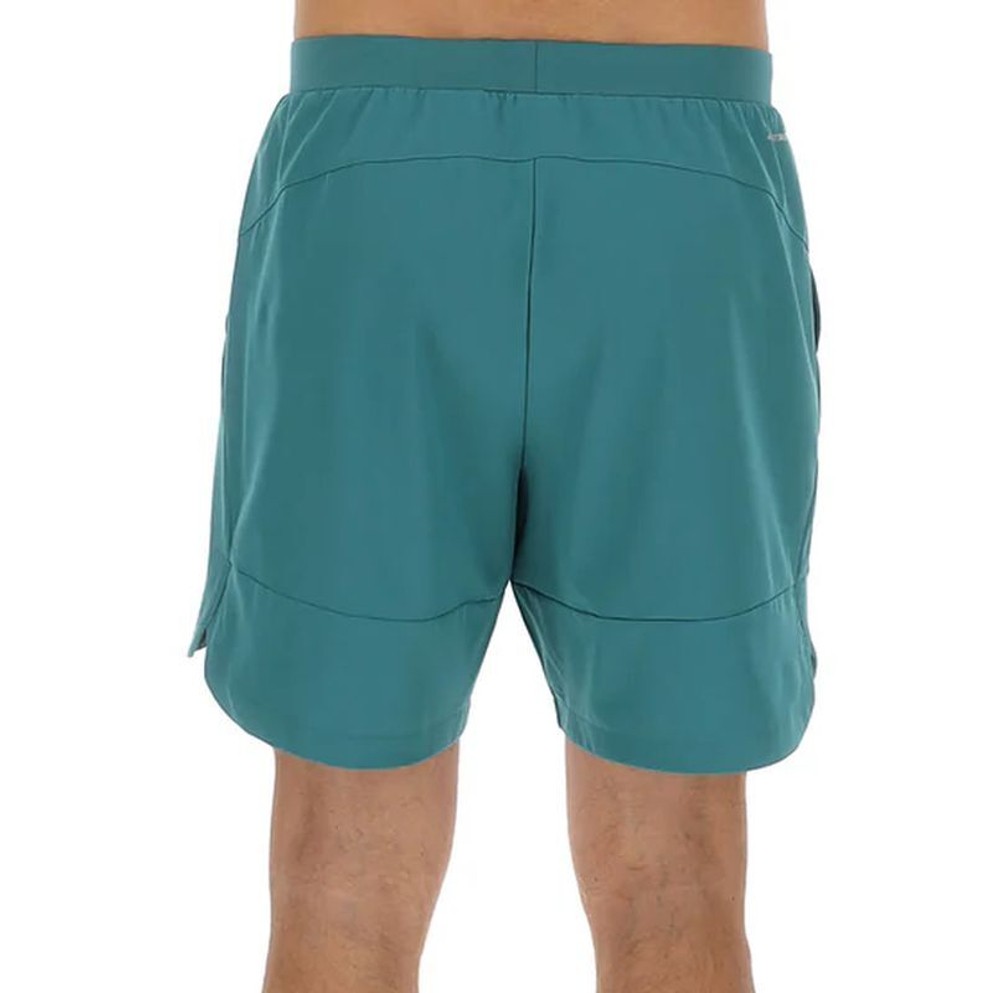 Мужские теннисные шорты Lotto Superrapida VIII - deep dark green