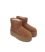 Кожаные угли classic mini platform UGG - коричневый(1134991)