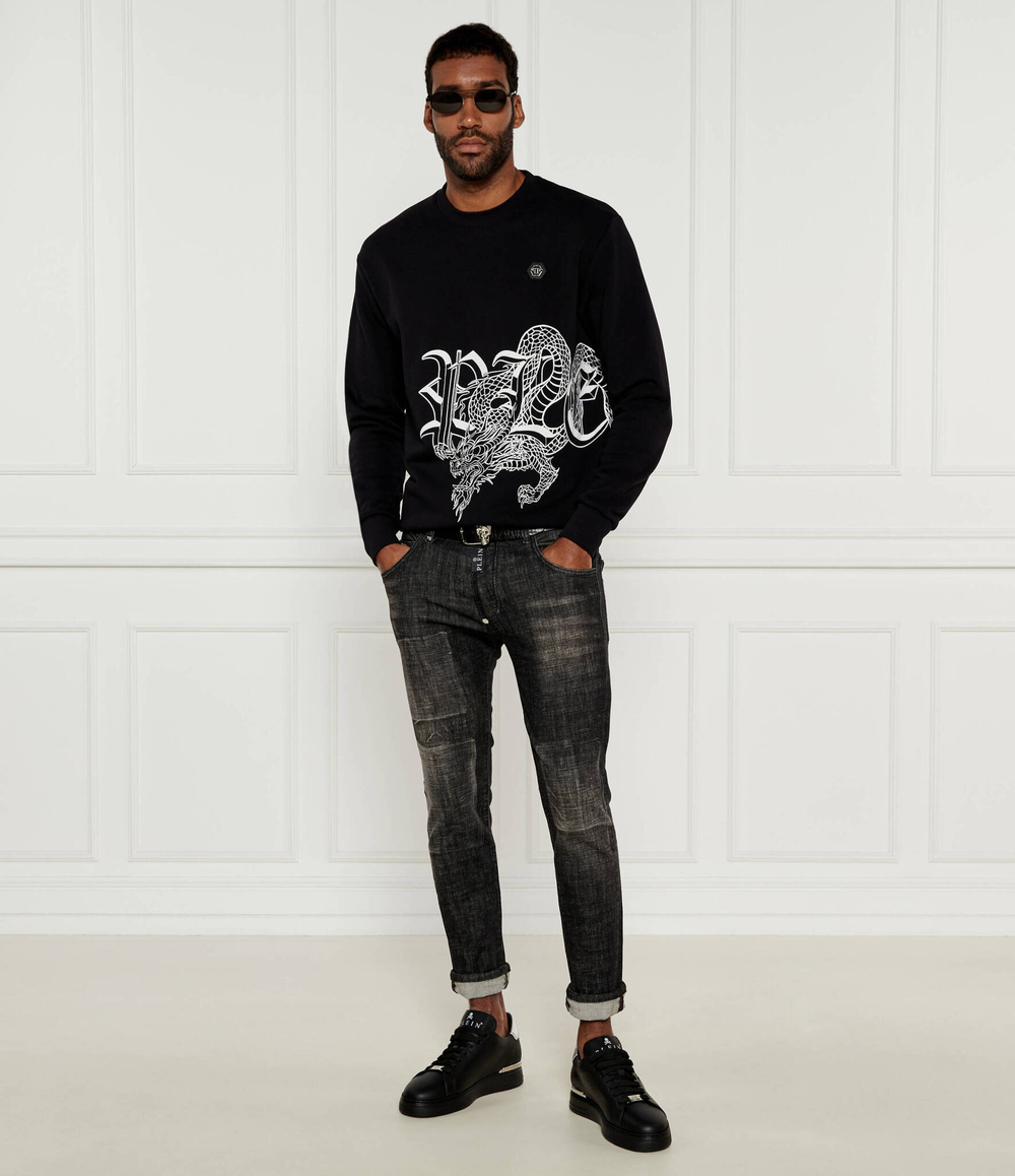 Худые DRAGON Philipp Plein - черный(MJO1293 PJY002N)