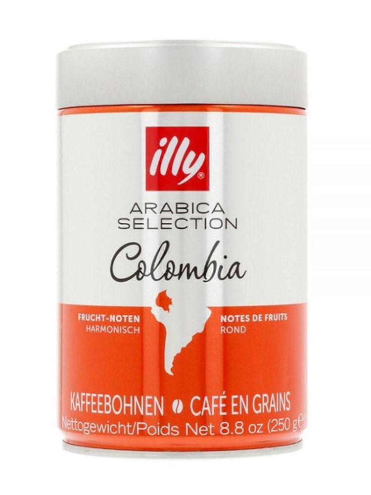 Кофе в зернах ILLY Colombia Колумбия 250 г, 2 шт
