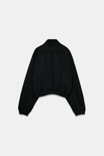 БОМБЕР С АСИММЕТРИЧНЫМ НИЗОМ — ZARA
