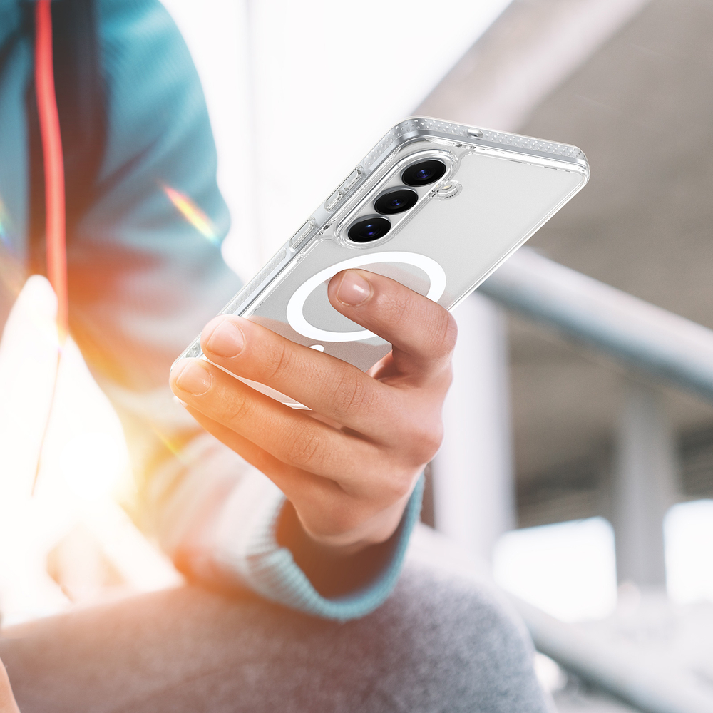 Усиленный прозрачный чехол с MagSafe для Samsung Galaxy S26, серия Clin Mag Series от Dux Ducis
