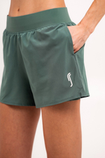 Шорты женские RS Performance Court 2 in 1 with ball pocket Court Green/Court White (222W305011/608)