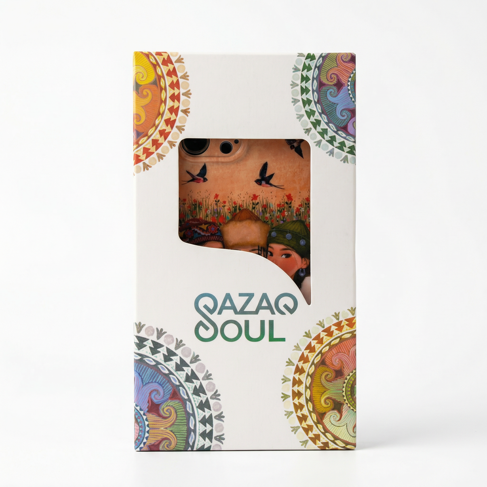 Чехол на айфон QAZAQ SOUL Кешкі шай