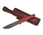 Нож Caribou L, CPR конв., микарта красная насечка, 253.1557