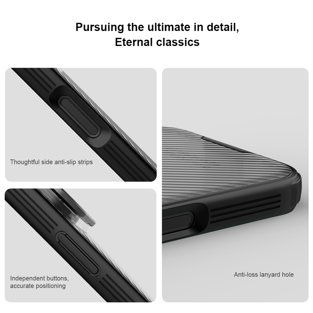 Чехол от Nillkin с MagSafe на iPhone 17 Pro Max, серия CamShield Prop Magnetic Case (версия с прозрачной крышкой объектива)