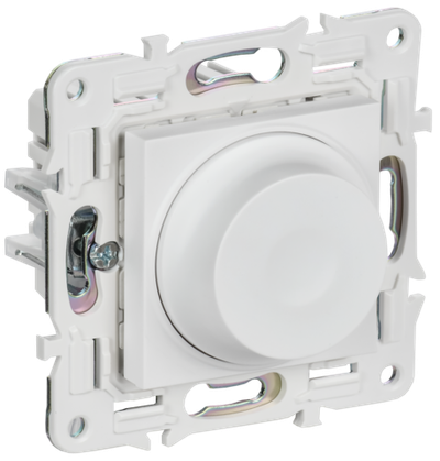 SKANDY Светорегулятор поворотный 600Вт SK-D01W арктический белый IEK