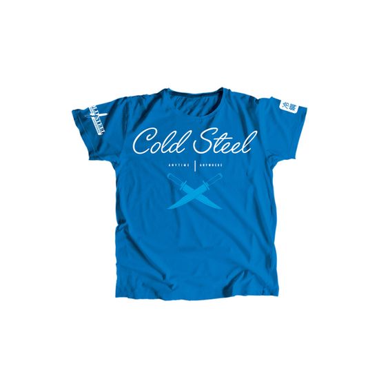 Футболка женская Cold Steel TK3 Cursive Blue Tee Shirt Wo