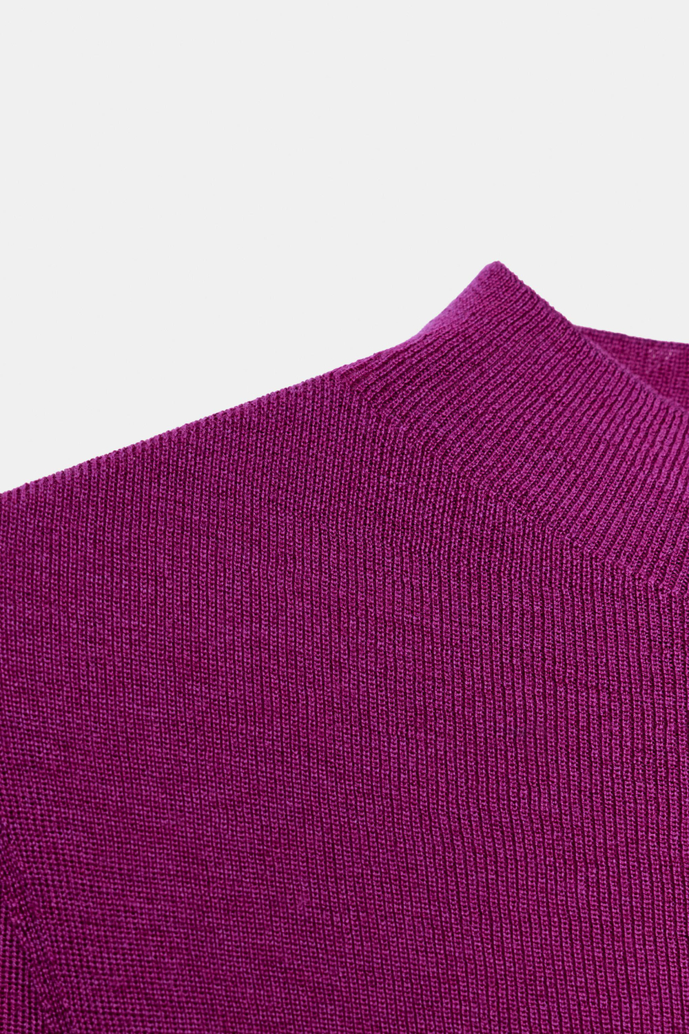 ТОП ИЗ 100% ТОНКОЙ ШЕРСТИ С КОРОТКИМИ РУКАВАМИ — ZARA
