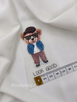 Термонаклейка мишка "Look Good Everyday"